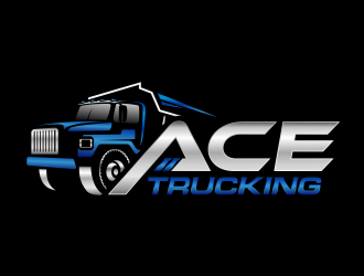 Ace Trucking logo design by zonpipo1