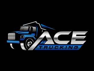 Ace Trucking logo design by zonpipo1