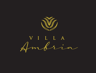 VILLA AMBRIA logo design by SOLARFLARE