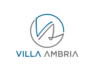 VILLA AMBRIA logo design by rief