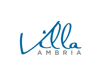 VILLA AMBRIA logo design by rief
