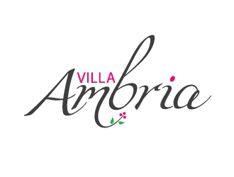 VILLA AMBRIA logo design by Foxcody