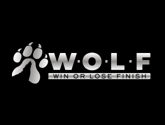 W.O.L.F. (Win or Lose Finish) logo design by Ultimatum