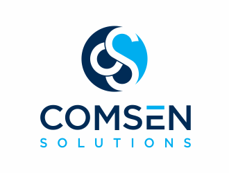 ComSen Solutions logo design by santrie