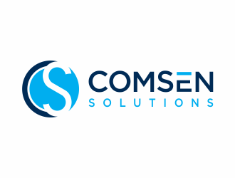 ComSen Solutions logo design by santrie