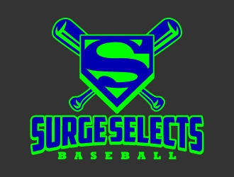 Surge Selects baseball  logo design by jaize