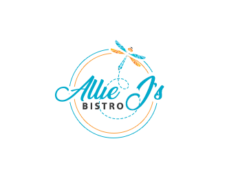 Allie Js Bistro logo design by ProfessionalRoy