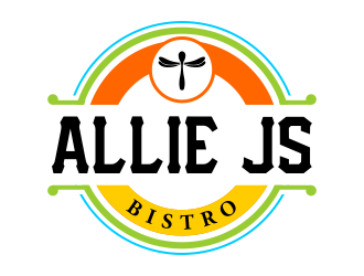 Allie Js Bistro logo design by done