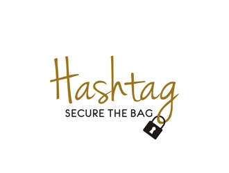 Hashtag Secure the Bag logo design by Abril
