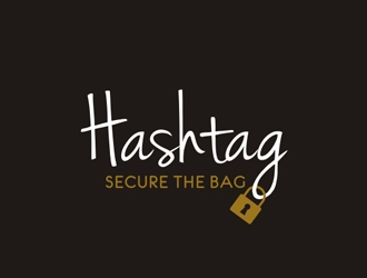 Hashtag Secure the Bag logo design by Abril