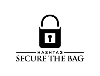 Hashtag Secure the Bag logo design by iamjason