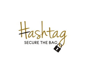 Hashtag Secure the Bag logo design by Abril
