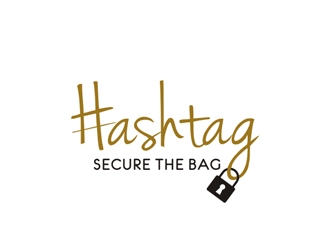 Hashtag Secure the Bag logo design by Abril
