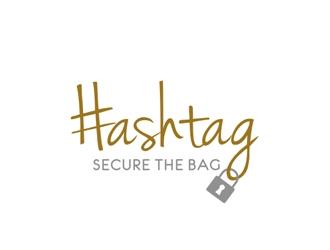 Hashtag Secure the Bag logo design by Abril