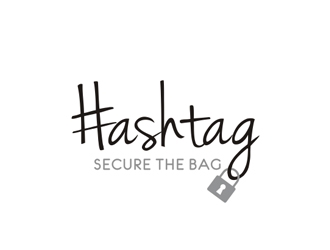 Hashtag Secure the Bag logo design by Abril