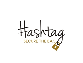 Hashtag Secure the Bag logo design by Abril
