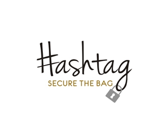 Hashtag Secure the Bag logo design by Abril