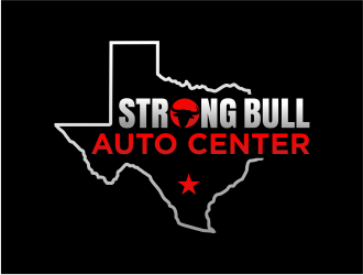 Strong Bull Auto Center logo design by cintoko
