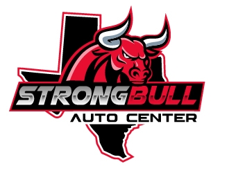 Strong Bull Auto Center logo design by logy_d