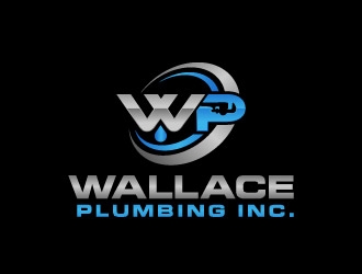 Wallace Plumbing Inc. logo design by CreativeKiller