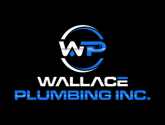Wallace Plumbing Inc. logo design by InitialD