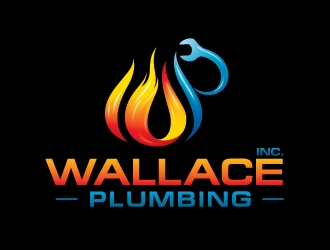 Wallace Plumbing Inc. logo design by sanu