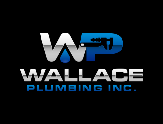 Wallace Plumbing Inc. logo design by lexipej