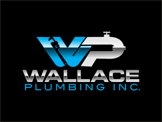 Wallace Plumbing Inc. logo design by bosbejo