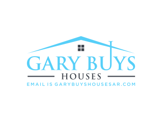 Gary Buys Houses (email is garybuyshousesar.com)  logo design by bombers