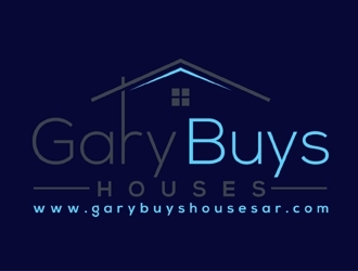 Gary Buys Houses (email is garybuyshousesar.com)  logo design by MAXR