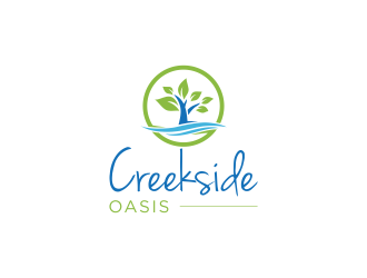 Creekside Oasis logo design by diki