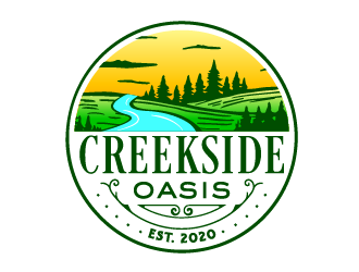 Creekside Oasis logo design by Ultimatum