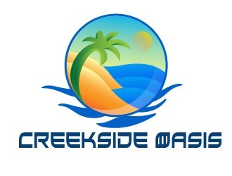 Creekside Oasis logo design by er9e