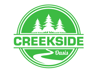 Creekside Oasis logo design by icha_icha