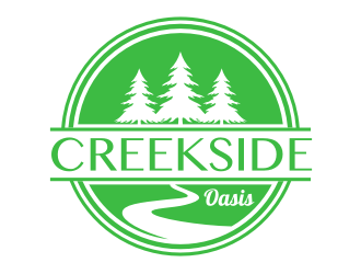Creekside Oasis logo design by icha_icha