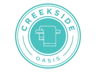 Creekside Oasis logo design by aryamaity