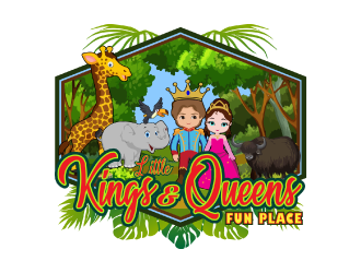 Little Kings  & Queens Fun Place logo design by nona