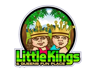 Little Kings  & Queens Fun Place logo design by Suvendu