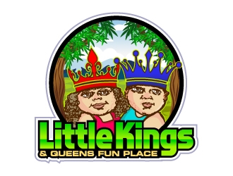 Little Kings  & Queens Fun Place logo design by Suvendu