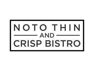 Noto Thin and Crisp Bistro logo design by hopee