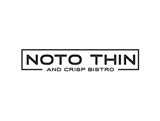 Noto Thin and Crisp Bistro logo design by johana