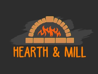 Hearth & Mill logo design by AamirKhan