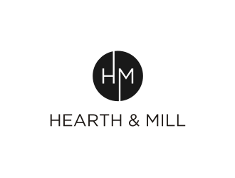 Hearth &amp; Mill logo design by Inaya