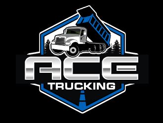 Ace Trucking logo design by kunejo
