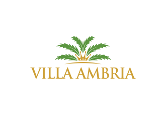 VILLA AMBRIA logo design by YONK
