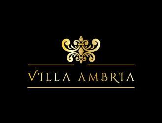 VILLA AMBRIA logo design by pencilhand