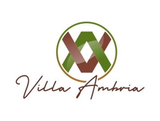 VILLA AMBRIA logo design by Kipli92