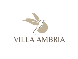 VILLA AMBRIA logo design by Marianne
