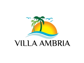 VILLA AMBRIA logo design by Marianne