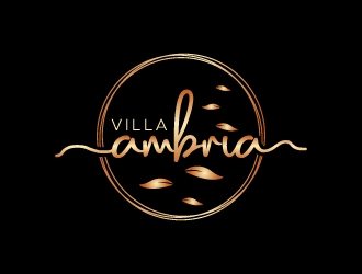 VILLA AMBRIA logo design by MUSANG